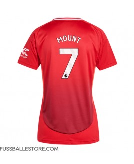 Günstige Manchester United Mason Mount #7 Heimtrikot Damen 2024-25 Kurzarm